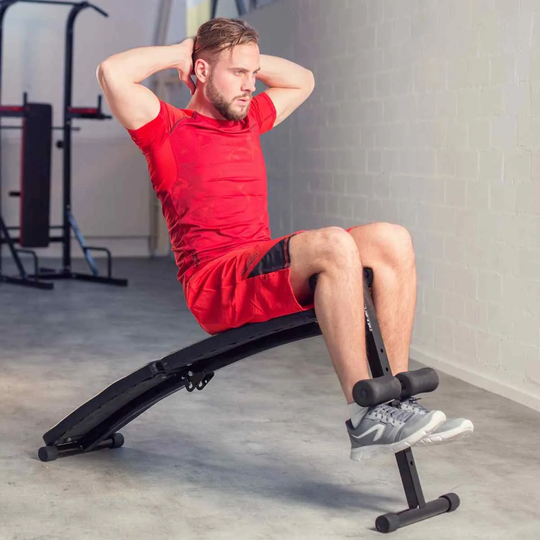 Tectake Sit Up Bench Model 2 Black