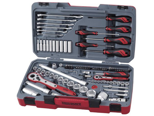 Teng Tools TM095 | 1/4" & 1/2" Drive 95pc Metric Socket & Tool Set