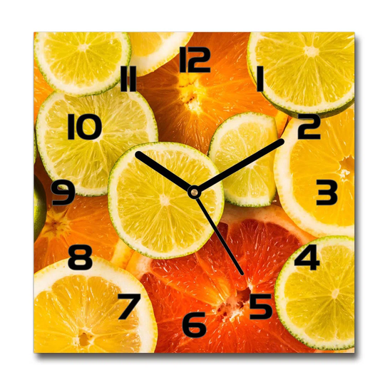 Icysis Citrus Fruits Silent Wall Clock