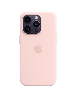 Apple Iphone 14 Pro Silicone Case With Magsafe - Chalk Pink