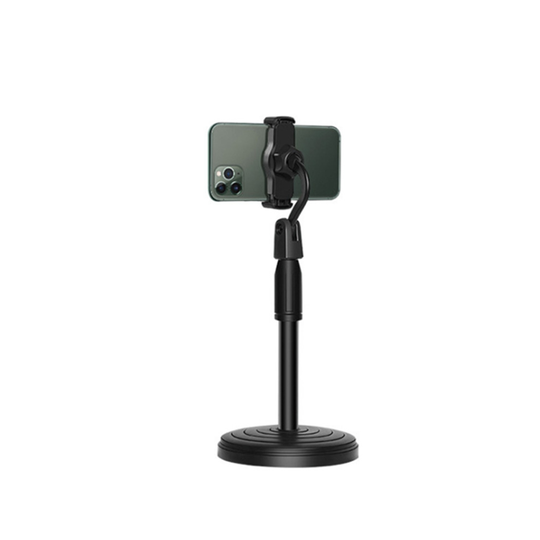 W37 Retractable 360-degree Rotating Mobile Phone Holder Lazy Disc Base Live Desktop Video Chasing Drama Overhead Shooting Stand