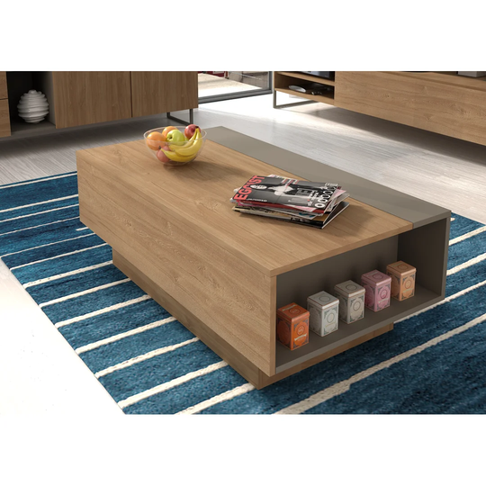 Gillis Lift Top Pedestal Coffee Table with Storage
