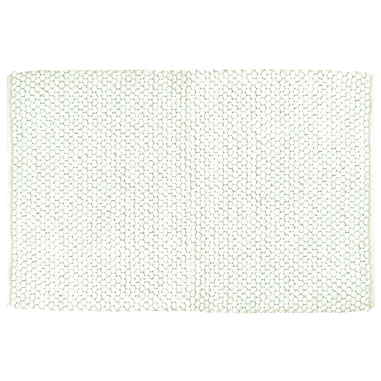 Furn. Bobble Woven Anti-slip Bath Mat Ivory