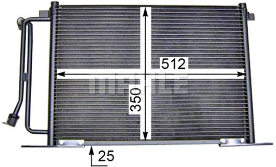 Condenser Air Conditioning 8FC351036-411 by BEHR