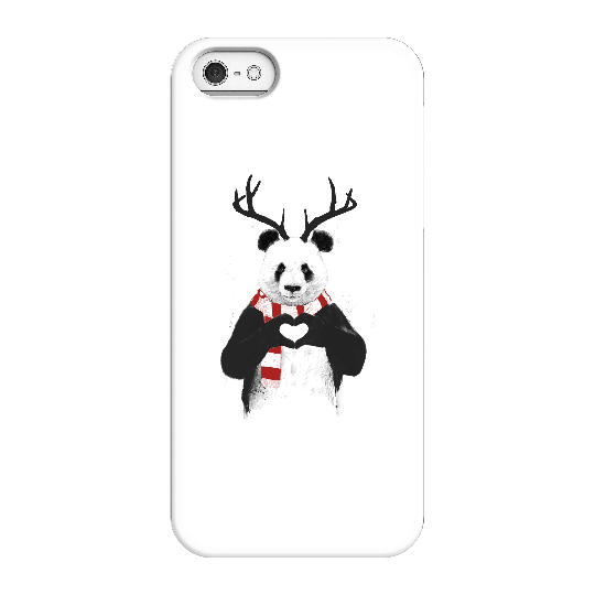 Balazs Solti Winter Panda Phone Case for iPhone and Android - iPhone 5/5s - Snap Case - Gloss