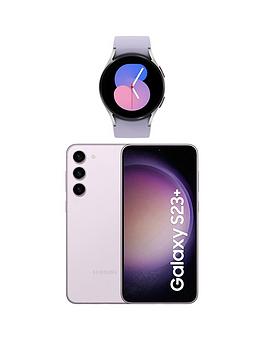 Samsung Samsung Galaxy S23+ Smartphone 512Gb Lavender + Galaxy Watch5 Aluminium 40Mm Silver