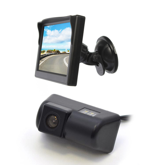 Reversing Camera & Suction Cup Rear View Monitor for Ford Transit Connect