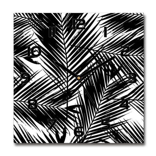 Hassana Leaves of Palm Silent Wall Clock