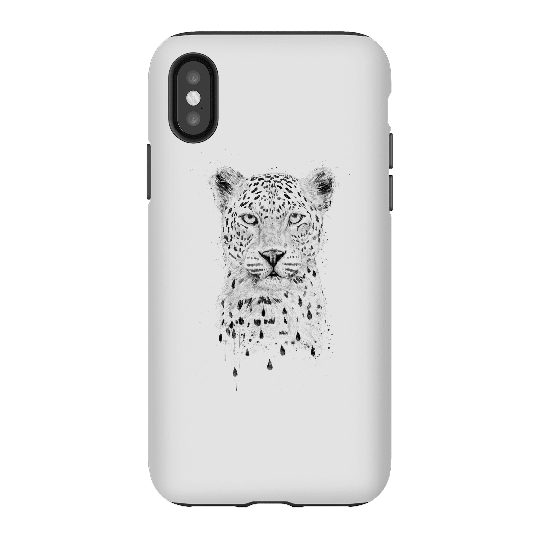 Balazs Solti Leopard Phone Case for iPhone and Android - iPhone X - Tough Case - Gloss