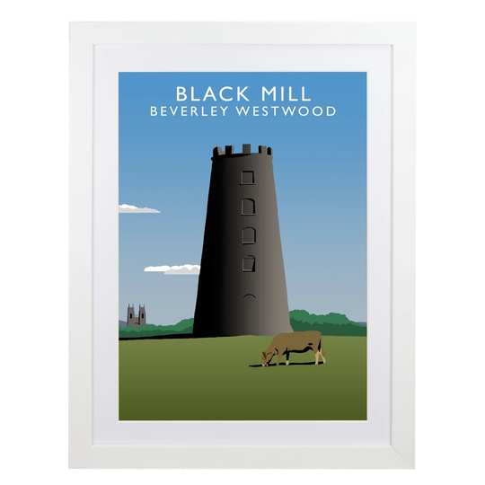 Black Mill by Richard O'Neil - Graphic Art Print on Paper