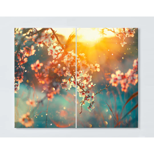 Sunset 80cm Magnetic Wall Mounted Cork Board