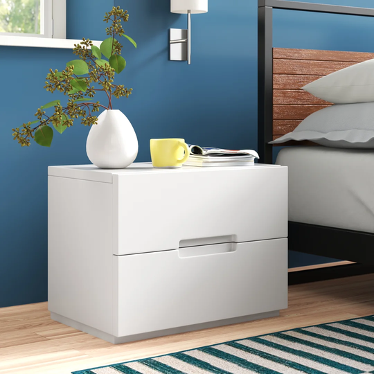 Capetillo 2 Drawer Bedside Table