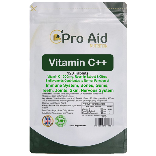 Vitamin C Tablets MAX Strength 1000mg 120 Pack by Proaid