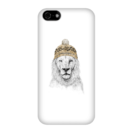 Balazs Solti Lion With Hat Phone Case for iPhone and Android - iPhone 5C - Snap Case - Matte