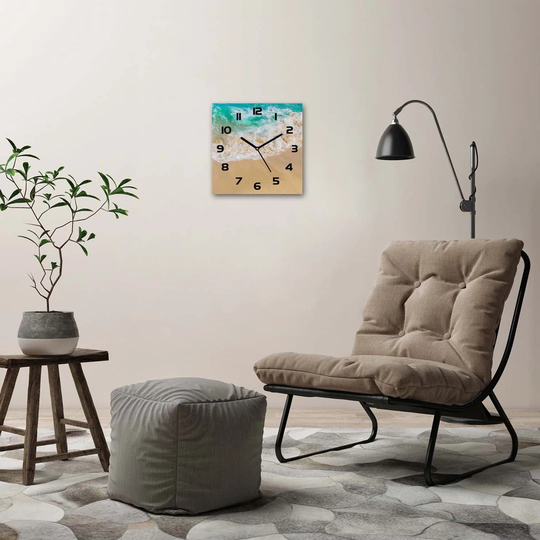 Beach and Sea Silent Wall Clock