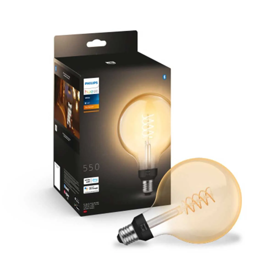 Philips Hue W 7W Fil G125 Eur E27