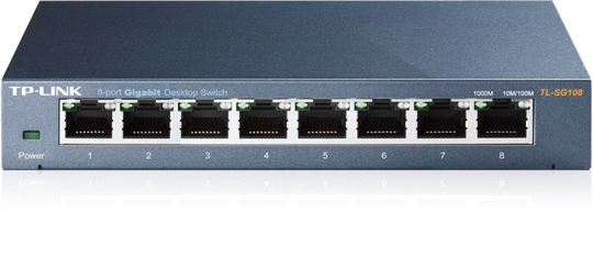 TP-Link TL-SG108 8-port Gigabit Desktop Switch Steel Case