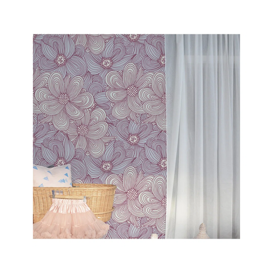 Jinesh Floral Girlyful Doodle Wallpaper