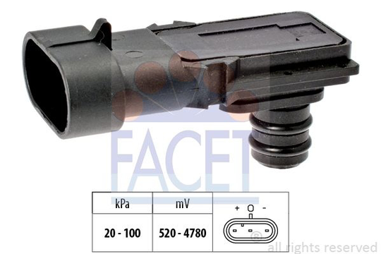 Air Pressure Sensor, height adaptation Made in Italy - OE Equivalent 103023