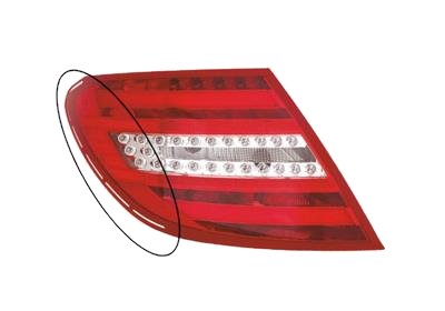 Tail Light LEFT SEDAN 3097931 Van Wezel 3097931