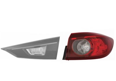 Combination Tail Light 2744932 Van Wezel 2744932