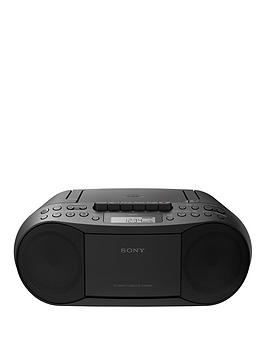 Sony Cfd-S70 Portable Cd Radio Cassette Player - Black