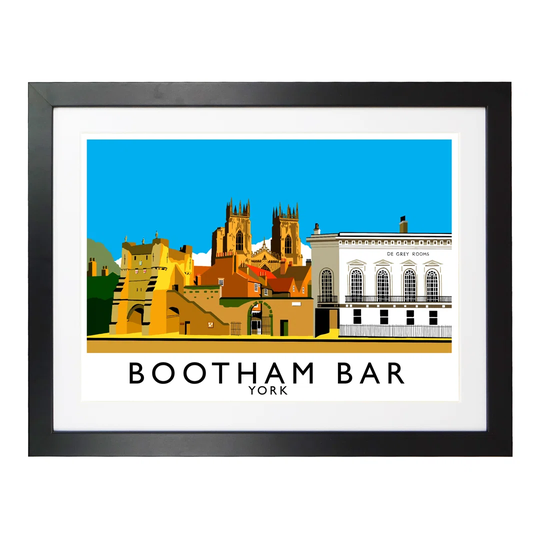Bootham Bar York by Richard O'Neil - Graphic Art Print on Paper