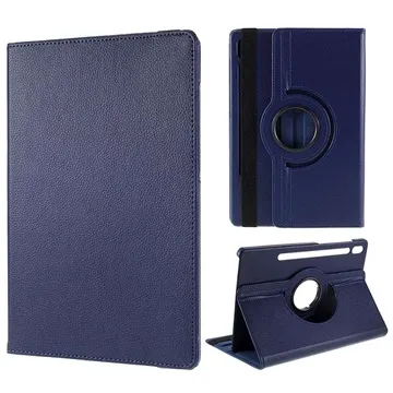 Samsung Galaxy Tab S8+ 360 Rotary Folio Case - Dark Blue