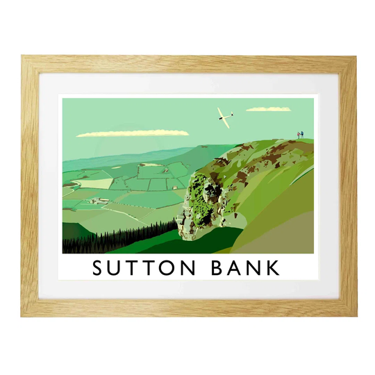 Sutton Bank 3 by Richard O'Neil - Graphic Art Print on Paper