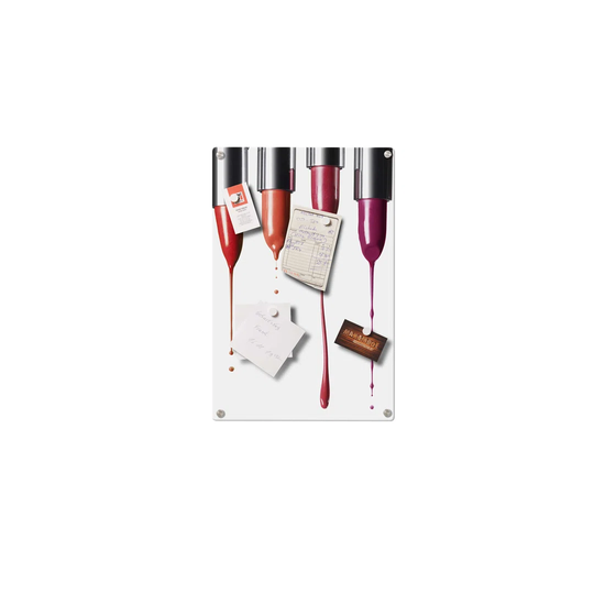Lipsticks Magnetic Wall Mounted Photo Memo Board