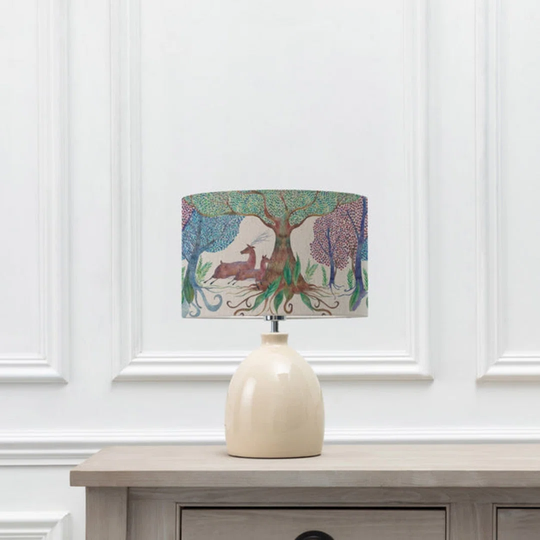 75Cm White Table Lamp