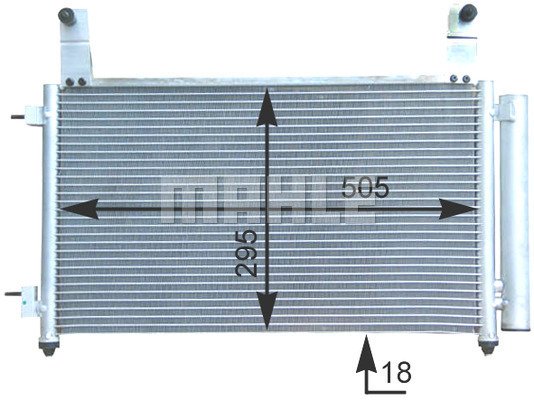 Condenser Air Conditioning 8FC351303-141 by BEHR