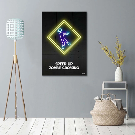 Poster, Zombie Neon