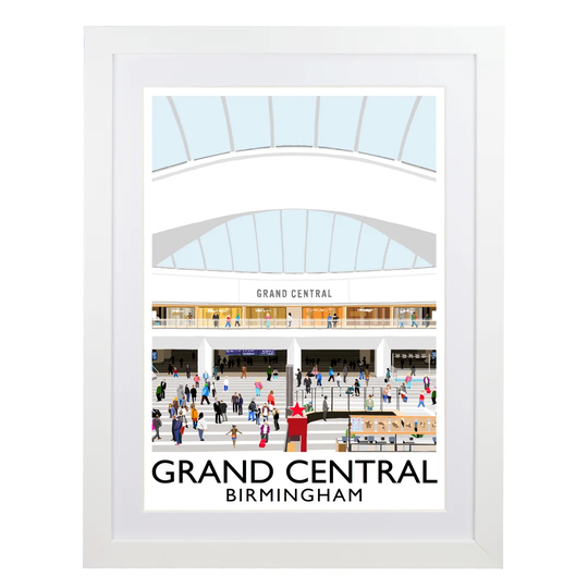 Grand Central Birmingham by Richard O'Neil - Graphic Art Print on Paper