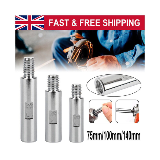 Angle Grinder Adapter Rod Extension M14 Polishing Accessories 100mm