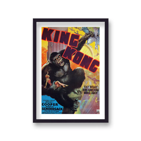 Vintage Movie Classic King Kong by Vouvart - Picture Frame Advertisement