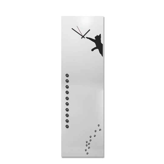 Cat Clock Magnetic Wall Mounted Combo Board
