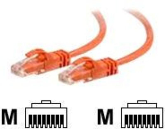 C2G, Cat6 550MHz Snagless Patch Cable Orange, 2m