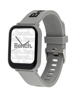 Bench Beg012E Bench Unisex Grey Silicone Strap Smartwatch