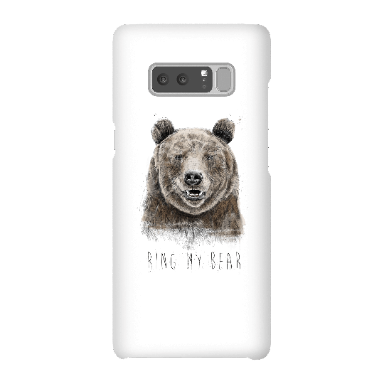 Balazs Solti Ring My Bear Phone Case for iPhone and Android - Samsung Note 8 - Snap Case - Gloss