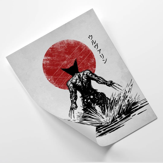 Poster, Samurai During A Fight