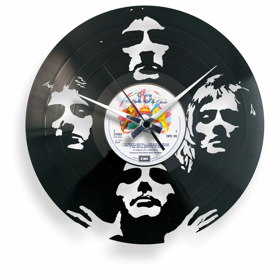 Bohemian Rhapsody Queen Inspired Vinyl 30cm Silent Wall Clock