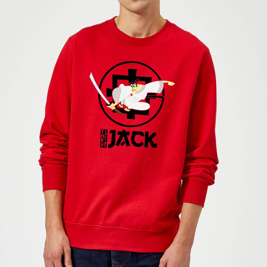 Samurai Jack They Call Me Jack Sweatshirt - Red - L - Red