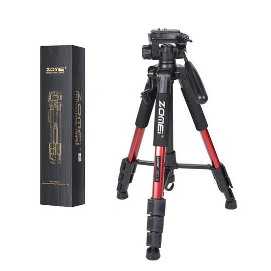 (Red) ZOMEI Professional Aluminium Portable Travel Tripod For Camera & Camcorder