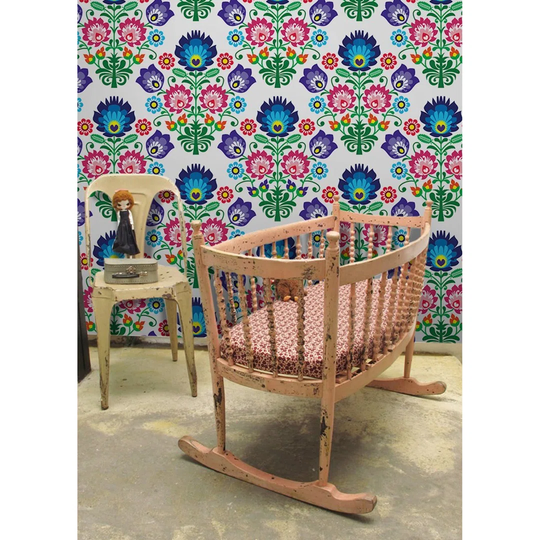 Walllpaper Roll 416X254cm Mural Decoration Kitchen Livingroom Bedroom Wallpaper Material With Print - Polish Slavic Folkful