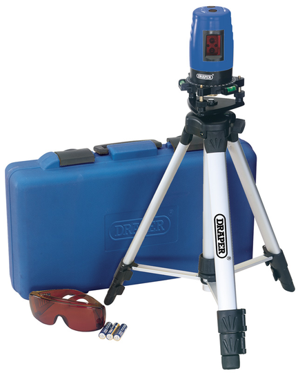 Draper Self Levelling Cross Line Laser Level Kit | 88640