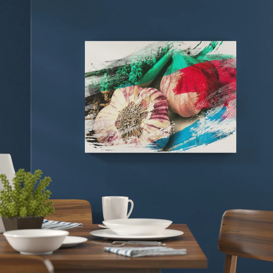 'Garlic' Graphic Art Print Poster