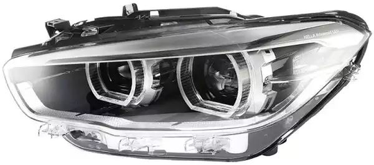 Headlight Hl-Es Bi-Led A F Bl T Po Lw Lh Md 1EX011929-411 by Hella Left