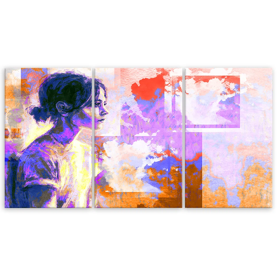 Canvas Print Woman Abstract