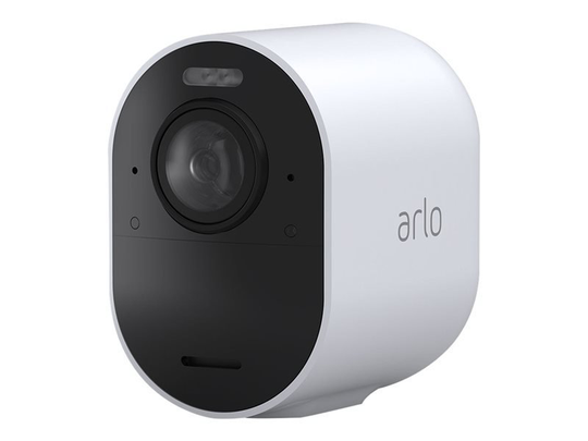 Arlo Ultra2 Wireless Home Security Camera System CCTV, 6-month battery life, WiFi, Alarm, Colour Night Vision, Indoor or Outdoor, 4K UHD, 2-Way Audio, Spotlight, 180° View, Camera Only, VMC5040